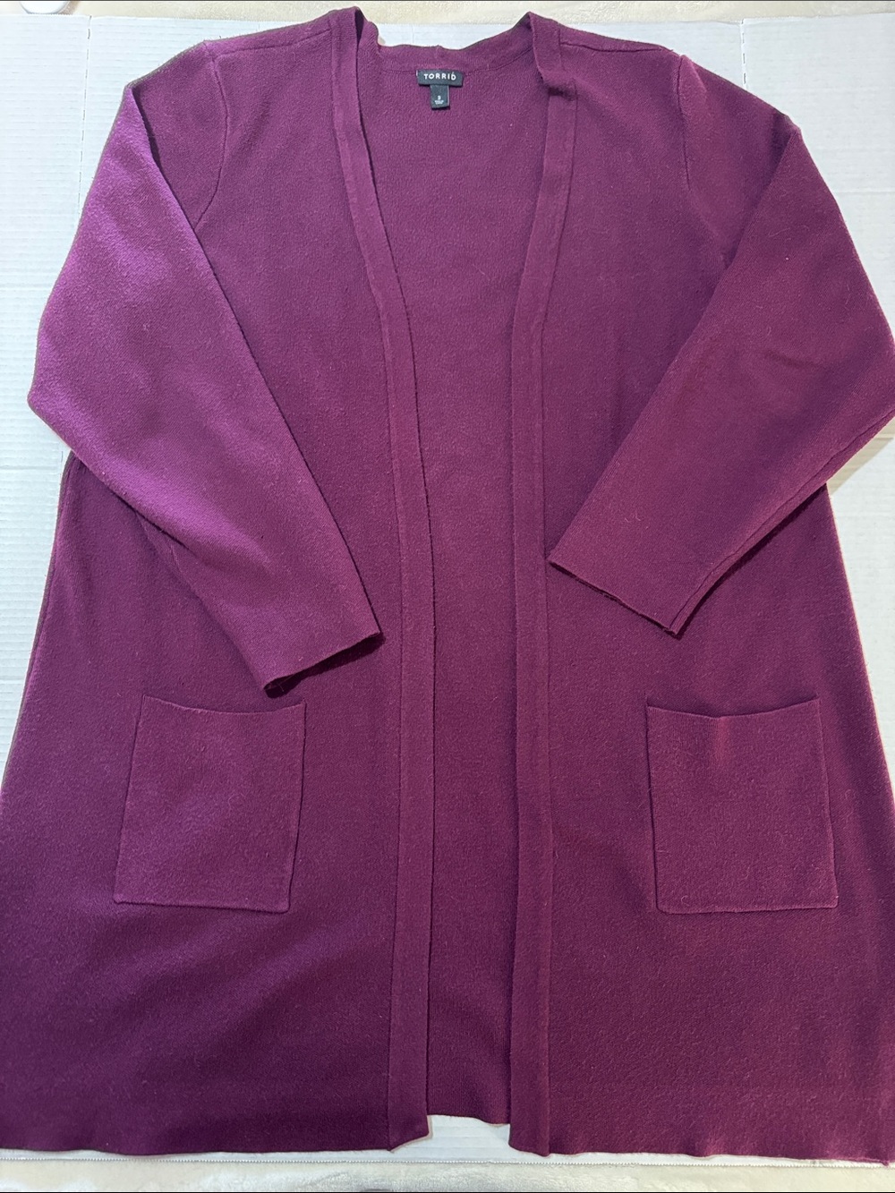 Torrid Plus Size Open-Front Longline Cardigan size 3 (237)